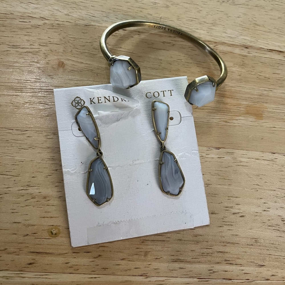 Kendra Scott Traci Earring and Brinkley Bracelet Set